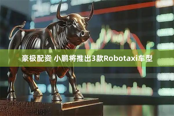豪极配资 小鹏将推出3款Robotaxi车型